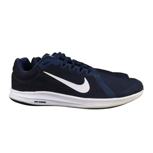 Nike Shoes Mens 14 Athletic Trainers Downshifter 8 Running Midnight Navy White main image 5